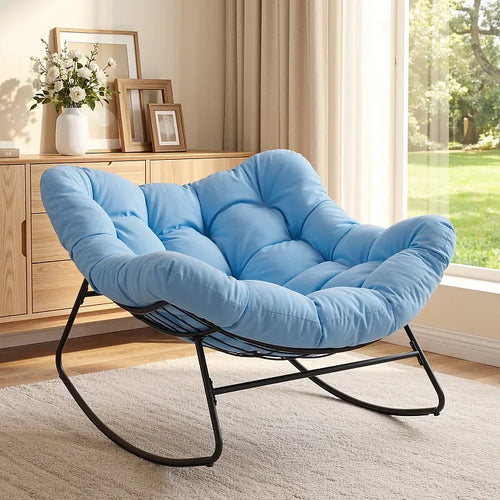 Mecedora Huevo para Interior y Exterior – Cómoda y Acolchada